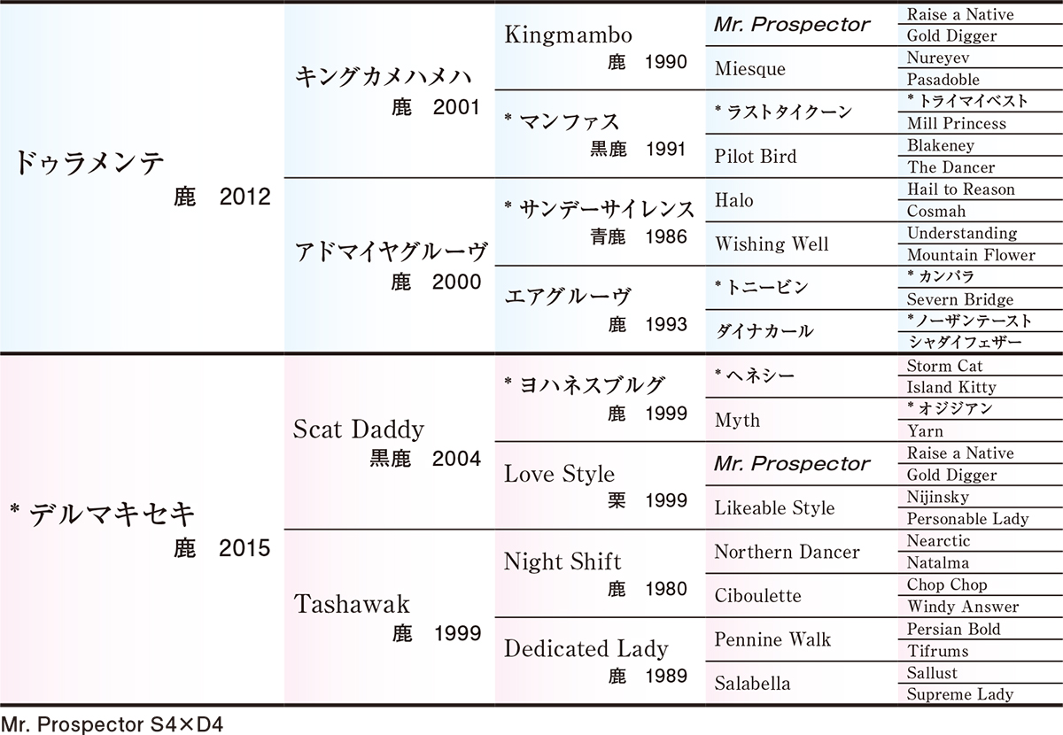 Pedigree - 五代血統表
