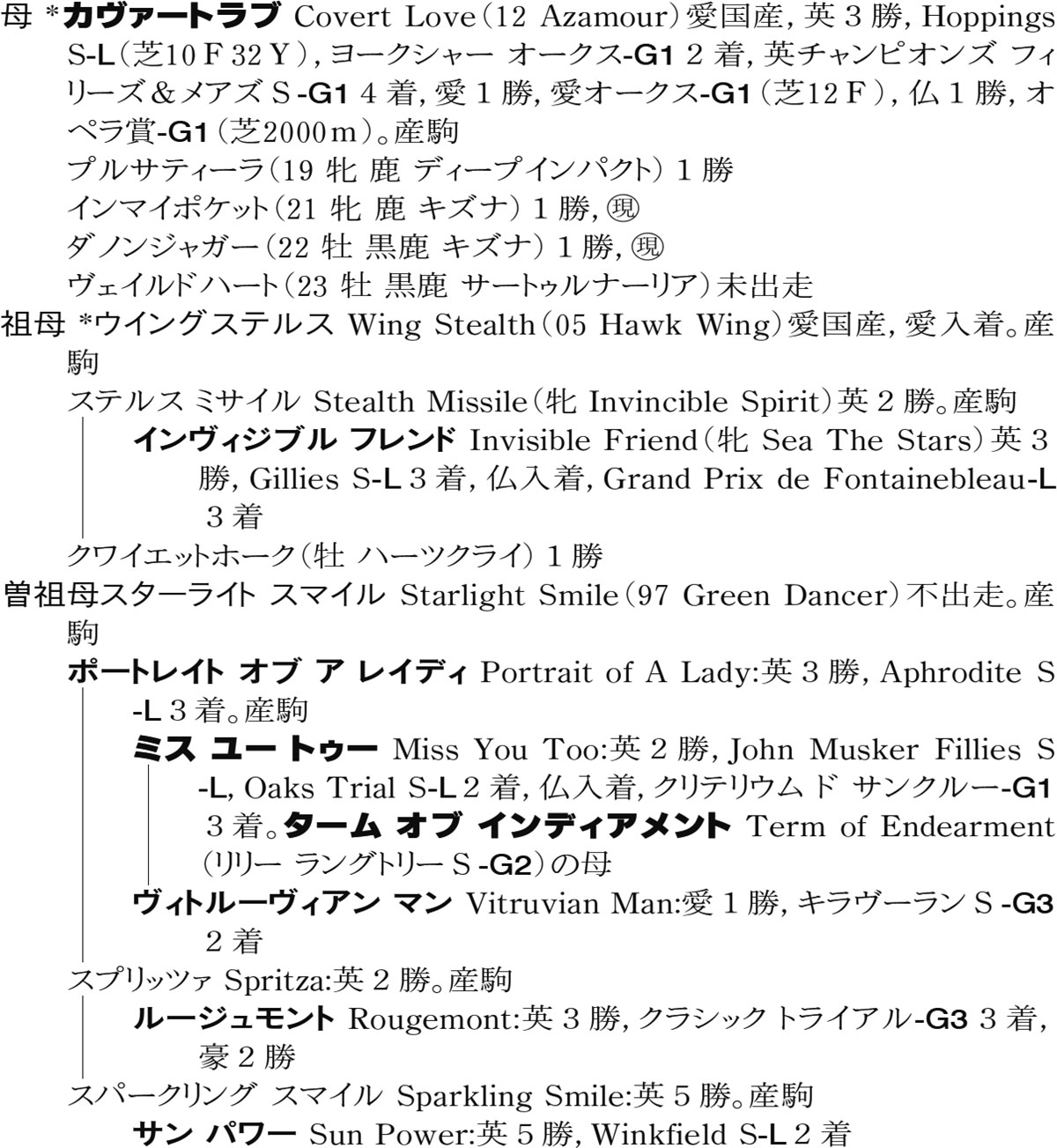 Family Line - 母系