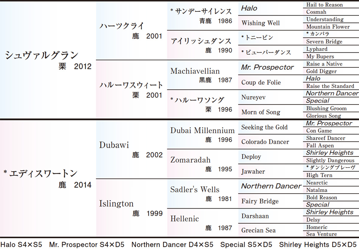 Pedigree - 五代血統表